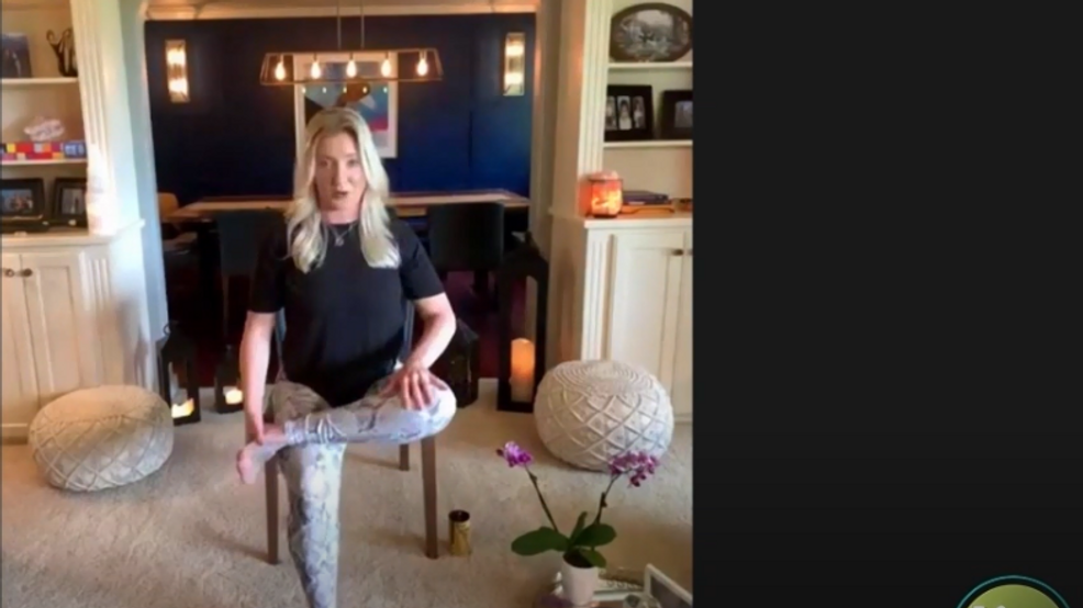 5 minute chair yoga