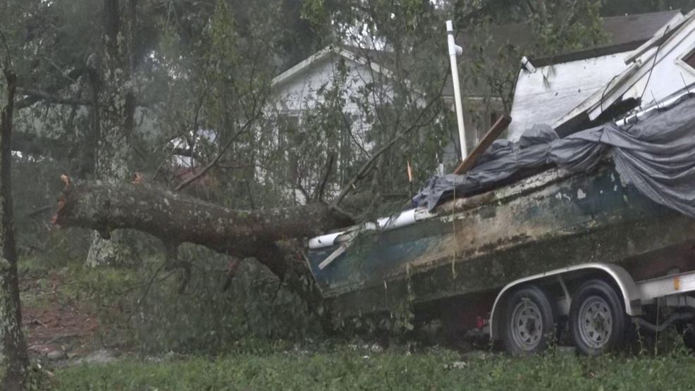 Flood waters ravage Sneads Ferry after Tropical Storm Florence storm surge WCTI