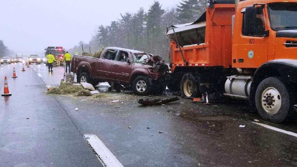 Man Killed In Plow Vs Pickup Crash On Turnpike Wgme 8558