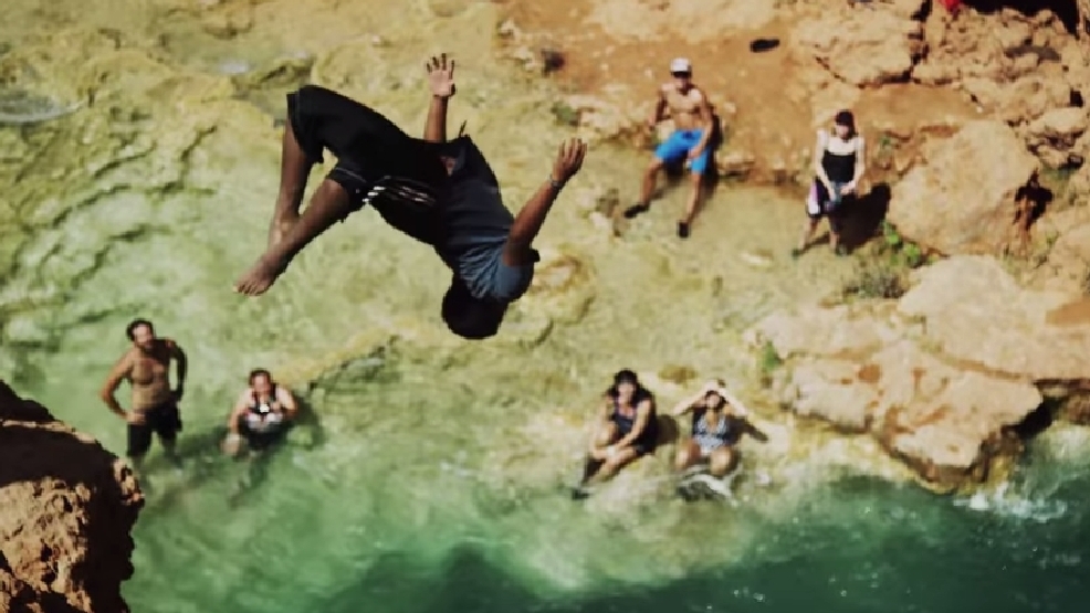 Teamsupertramp Havasupai Cliff Jumping KUTV
