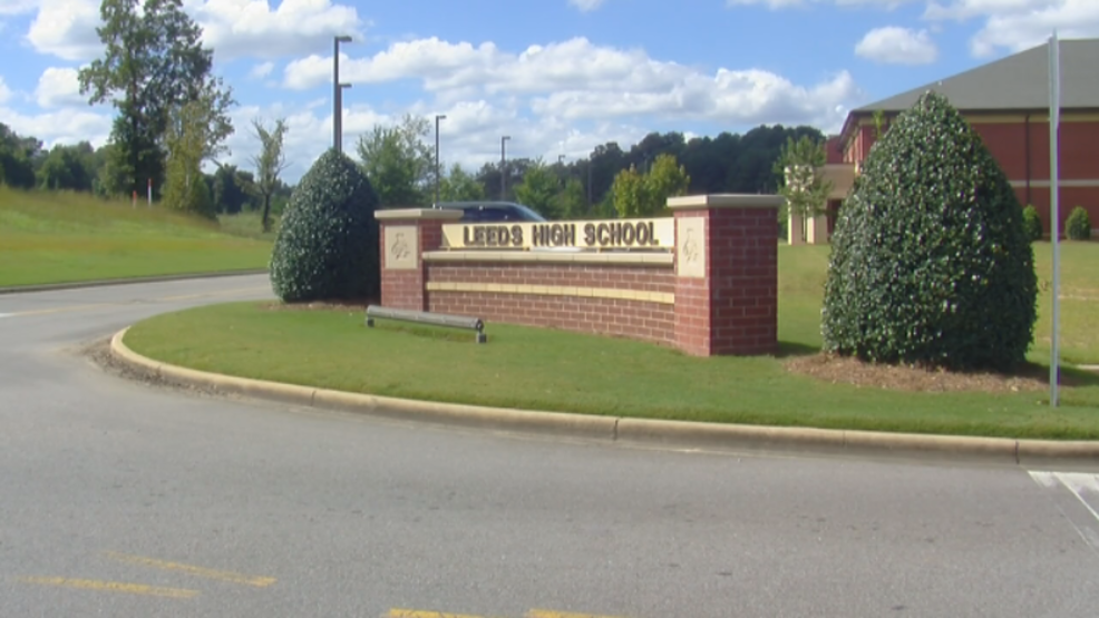 Leeds High School marching band's halftime performance will continue