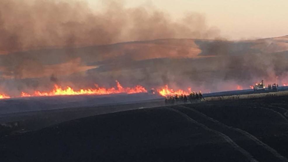Officials say combine started Long Hollow Fire, revised to nearly 17,000 acres KATU
