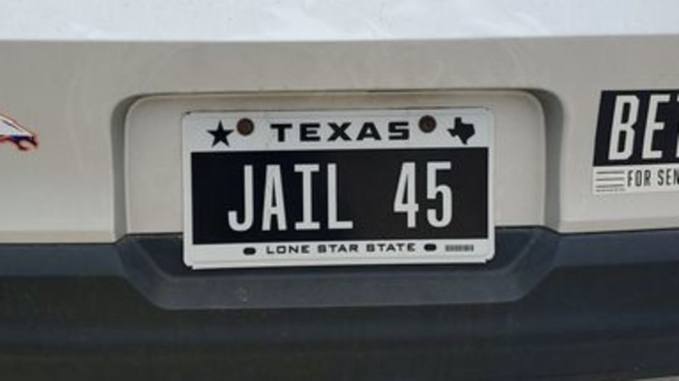 Texas revoked a Fort Worth man's antiTrump license plate. See what