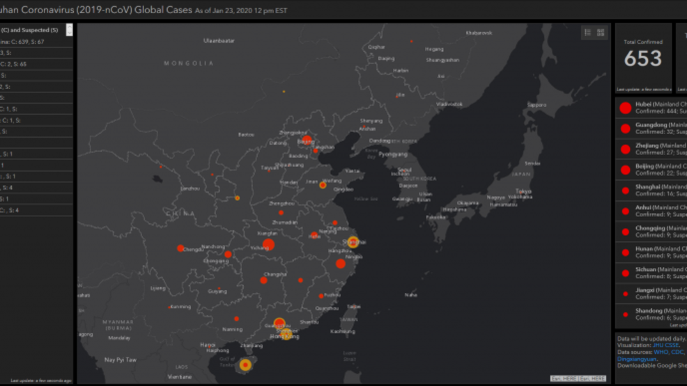 Johns Hopkins Utilizes Map To Track The Coronavirus | KBAK