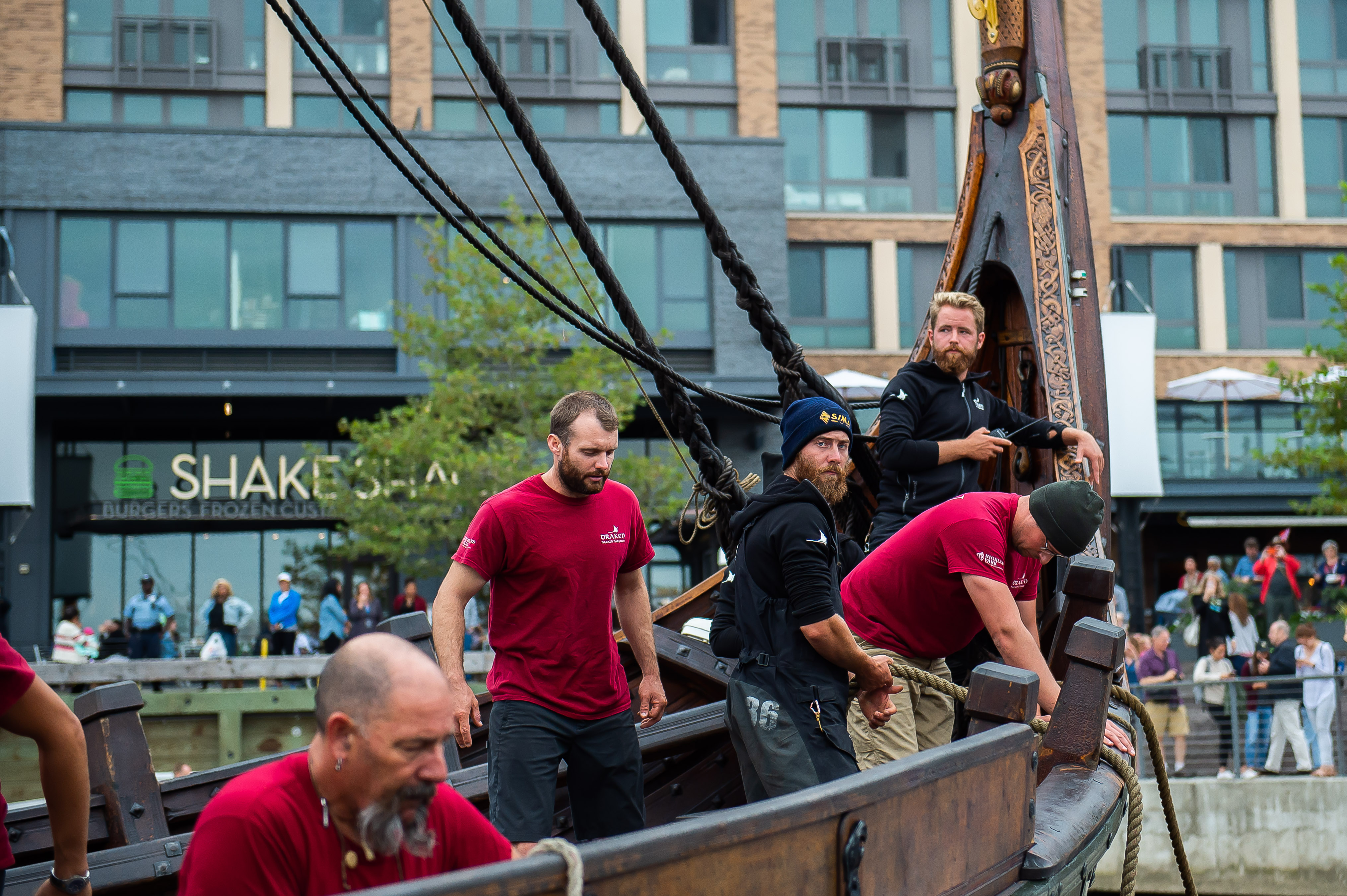 The world's largest Viking ship has docked at the Wharf DC Refined