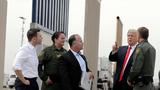 Trump arrives in California, examines prototypes for border wall amid protests