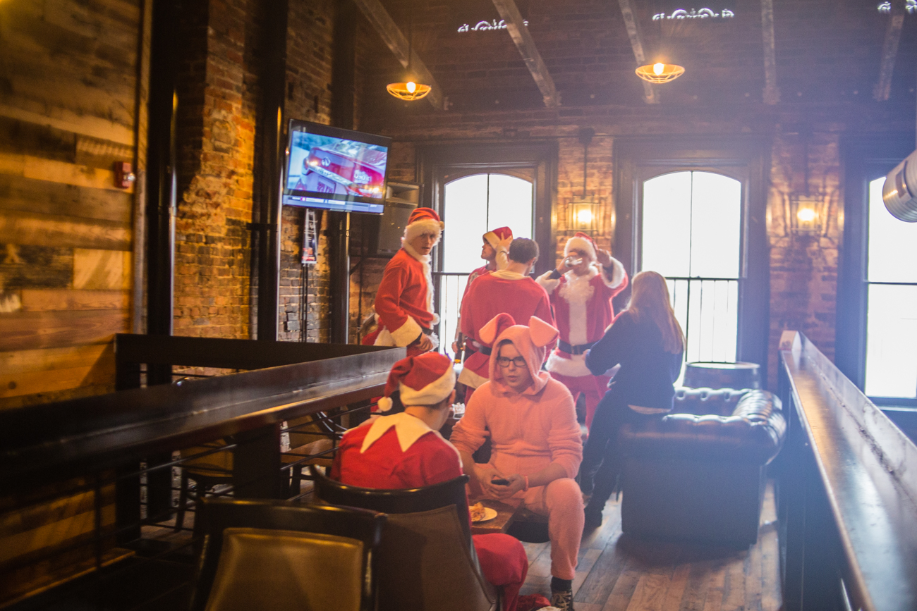 Santacon Santas “Sleighed" Downtown Bars With Merriment And Cheer