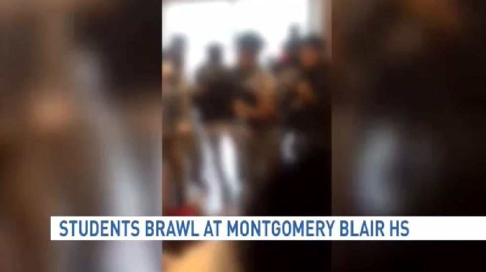 Only On 7 Full Video Of Huge Brawl Sparked By Gang Rivalry At Silver Spring High School Wjla